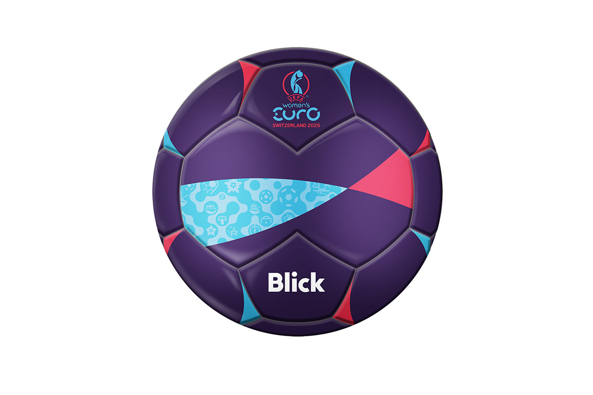 Image of 5 x einen Fussball der Women’s Euro in der Schweiz